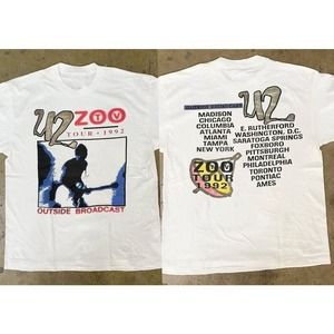 U2 Zoo TV Tour 1992 T-Shirt, U2 Outside Broadcast Tour Shirt